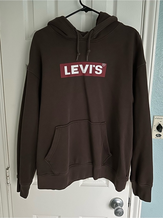 Levi's Other - Levi’s Relaxed Brown Hoodie with Boxtab Logo size Large